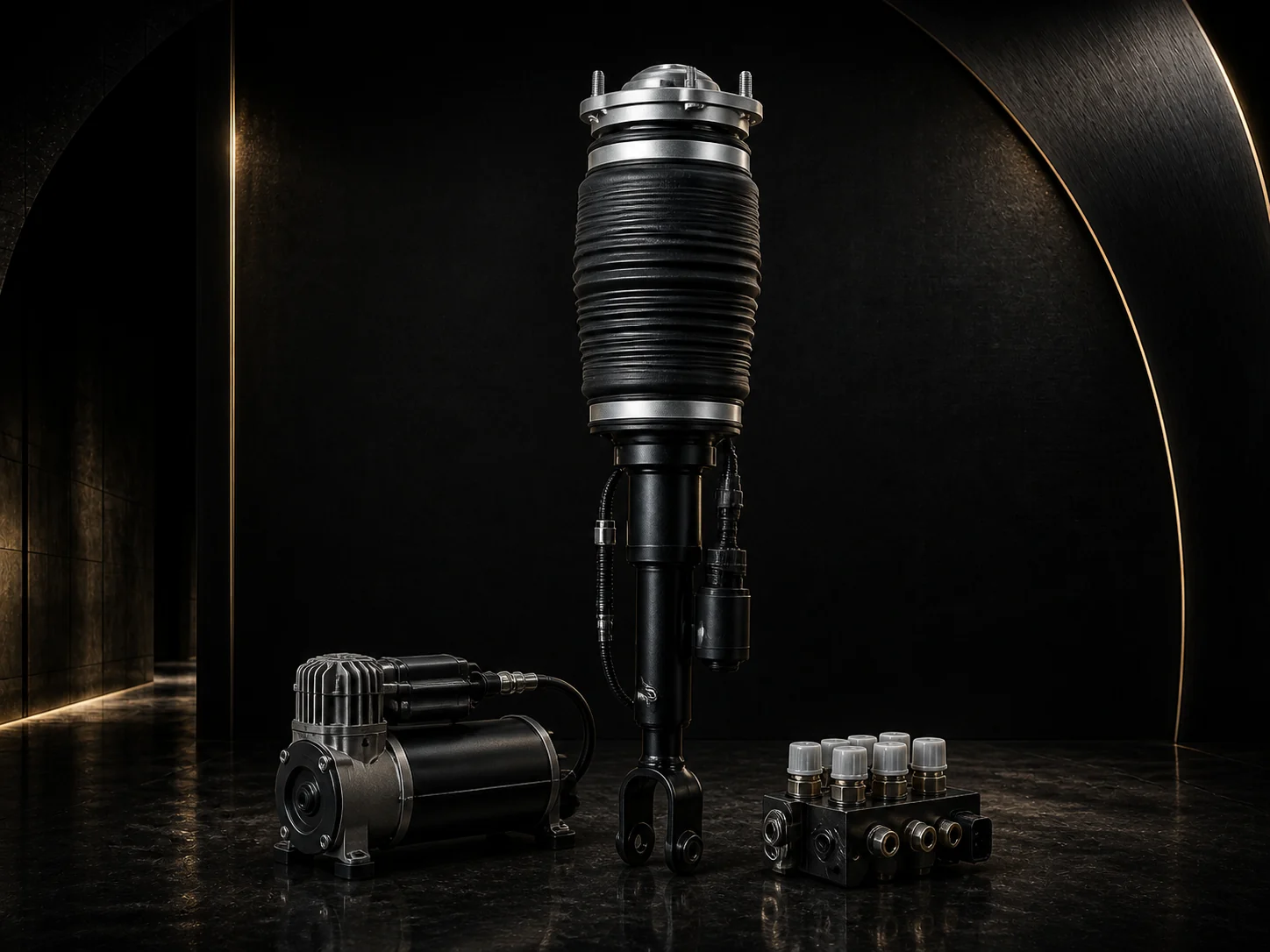 قطعات تخصصی سیستم AIRMATIC مرسدس‌بنز
